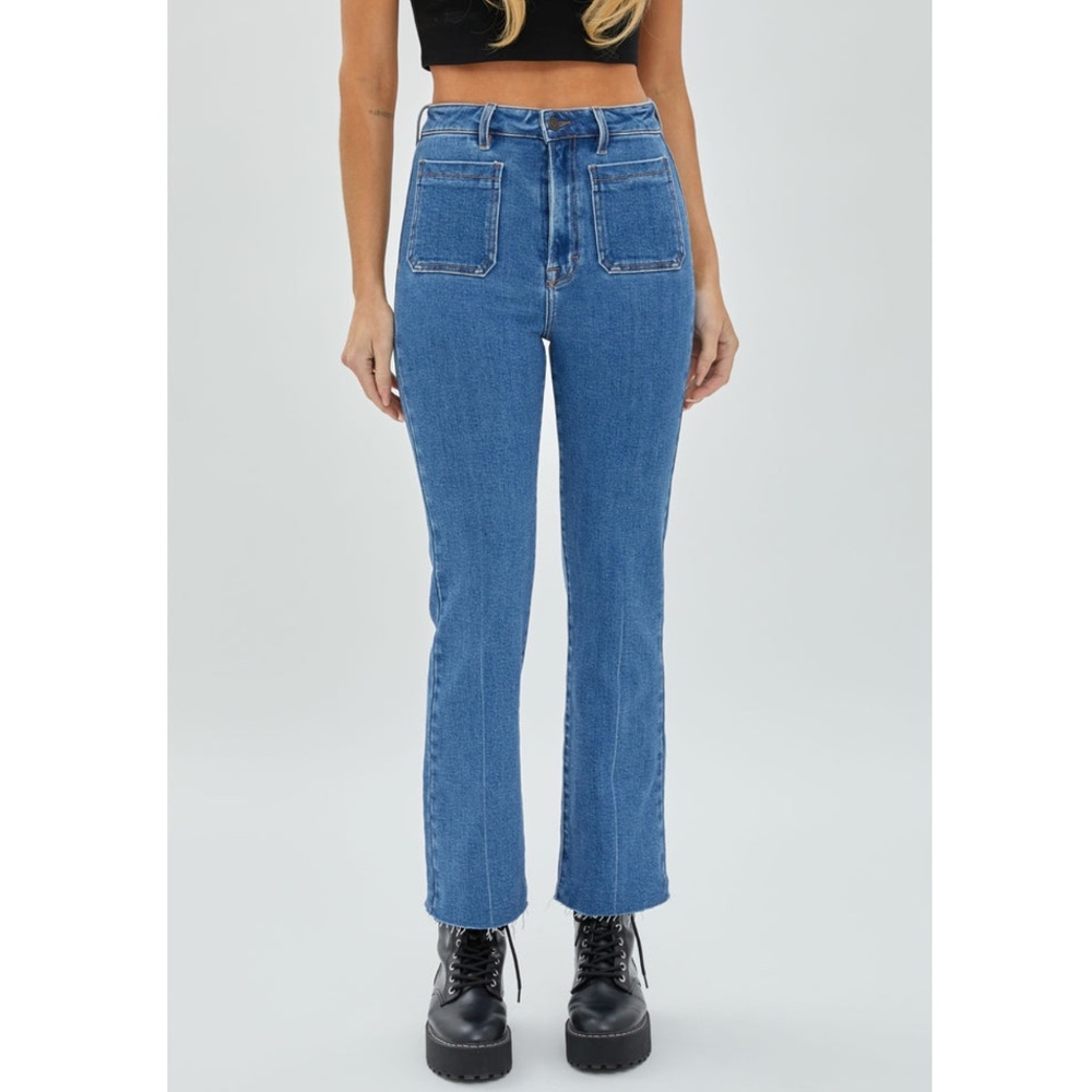 Women's Blue Flare Jeans
